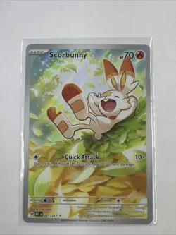 The Pokemon Company Scorbunny 225/217 Astral Radiance Illustration Rare Holo - Image 1