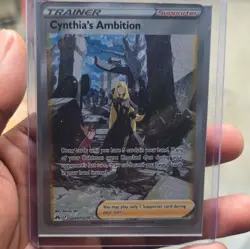 Pokemon Cynthia's Ambition GG60/GG70 Crown Zenith Galarian Gallery Holo Full Art - Image 1