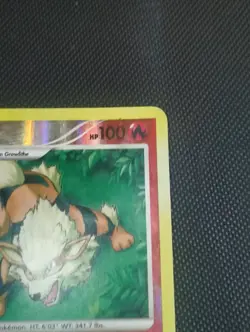 Pokemon TCG Arcanine 1/111 Platinum Rising Rivals Reverse Holo Rare HP - Image 3