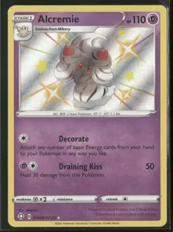 Alcremie SV058/SV122 Shiny Rare Shining Fates Shiny Vault Pokemon Holo Near Mint - Image 1