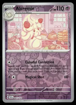 Alcremie 65/142 Rare Stellar Crown Pokemon Reverse Holo Near Mint - Image 1