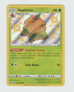 Appletun SV014/SV122 Shiny Rare Shining Fates Shiny Vault Pokemon Near Mint - Image 1