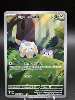2025 Pokemon Phantasmal Flames Togedemaru Illustration Rare #104/094 - Image 1