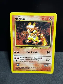 Pokemon TCG | Magmar - 36/102 | Base Set Regular | LP - Image 1