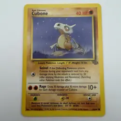 Pokemon TCG Cubone 50/64 Jungle Set Regular NM / LP - Image 1