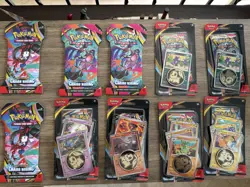 Pokemon Chaos Rising Bundle-6 Blister Packs with Promo And 4 Booster Pack Sleeve - Image 1