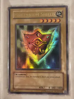 PSA 9 Millennium Shield MP1-001 Ultra Rare Yugioh McDonald's Pack Promo Mint - Image 2