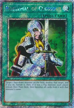 Yu-Gi-Oh! TCG RA03-EN102 Nobleman of Crossout (Platinum Secret Rare) NM - Image 1