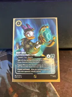 ✨Daisy Duck Paranormal Investigator 23/P3 League Promo Non-Foil Disney Lorcana - Image 1