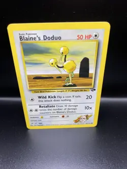Pokemon Card WOTC: Blaine's Doduo 61/132 - Gym Challenge - Image 1