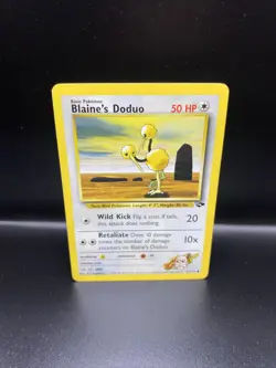 Pokemon Card WOTC: Blaine's Doduo 61/132 - Gym Challenge - Image 2