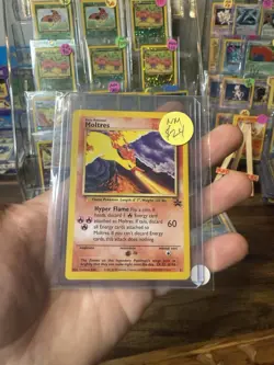 Moltres Promo 21 - WOTC Black Star Promo Vintage Pokemon Card - Near Mint NM - Image 1
