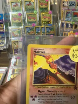 Moltres Promo 21 - WOTC Black Star Promo Vintage Pokemon Card - Near Mint NM - Image 2