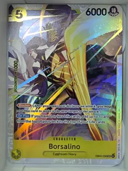 Borsalino EB04-058 SR One Piece Card Game Extra Booster Super Rare NM - Image 1