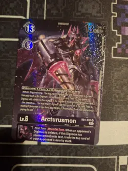 Arcturusmon RB1-031 Alt Alternative Art Near Mint Unplayed Digimon Card - Image 1