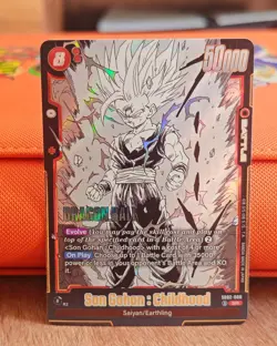 Son Gohan : Childhood SR SB02-008 Dragon Ball Super Card Game Fusion World Manga - Image 1