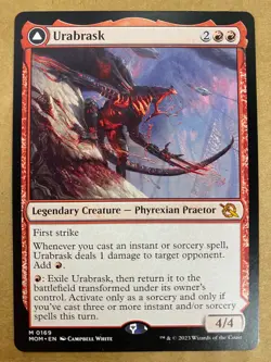 MTG 1x Urabrask The Great Work 169 March of the Machine Magic Gathering x1 NM - Image 1