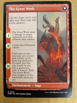 MTG 1x Urabrask The Great Work 169 March of the Machine Magic Gathering x1 NM - Image 2
