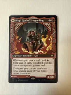 Birgi, God of Storytelling (Showcase) Kaldheim Regular - Image 1