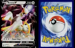 ARCEUS V 122/172 HOLO V RARE BRILLIANT STARS POKEMON NM - Image 3