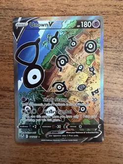 Pokemon TCG Unown V 177/195 Silver Tempest Alt Art - NM/M - Image 1