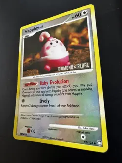 Happiny - Mysterious Treasures 52/123 Reverse Holo Stamped - Pokemon TCG HP - Image 2