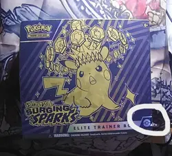[Minor Tear] Pokemon Scarlet & Violet: Surging Sparks Elite Trainer Box Sealed - Image 1