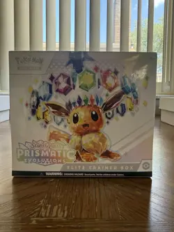 Pokemon TCG Scarlet & Violet Prismatic Evolutions Elite Trainer Box *Case Fresh* - Image 1