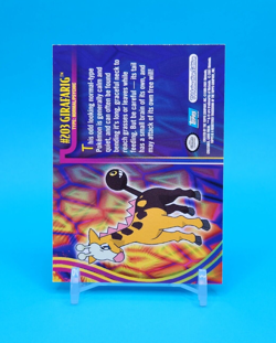 Pokemon Card - Girafarig #203 - Johto Series - Topps - Image 4