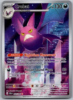 Crobat 093/086 Holo Illustration Rare Chaos Rising Pokemon Near Mint - Image 1