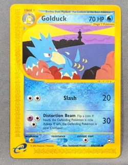 NM Golduck (50a) 50a/147 Aquapolis Pokemon Sumiyoshi Kizuki eReader - Image 1