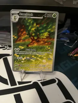 Pokemon Sawsbuck 092/086 SV: White Flare Illustration Rare Holo 130 HP ENG - Image 1