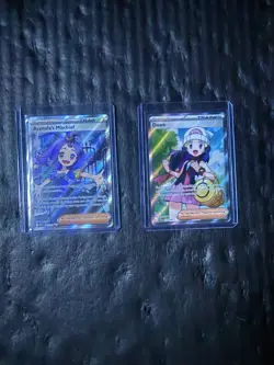 The Pokemon Company Pokemon TCG Acerola's Mischief & Dawn Holo Full Art 2 Lot - Image 1