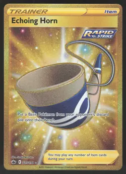 Echoing Horn 225/198 Secret Rare Pokemon TCG Chilling Reign NM - Image 1