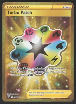 Turbo Patch 200/189 Secret Rare Pokemon TCG Darkness Ablaze NM - Image 1