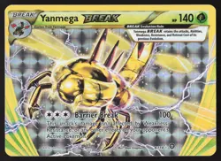 Yanmega BREAK 8/114 Rare BREAK Pokemon TCG XY - Steam Siege LP - Image 1