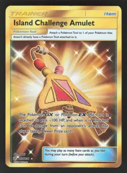 Island Challenge Amulet 265/236 Pokemon TCG SM Cosmic Eclipse NM - Image 1