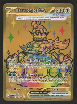 Terapagos ex 180/131 Pokemon TCG SV: Prismatic Evolutions NM - Image 1