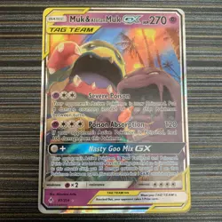 Pokemon Muk and Alolan Muk GX Unbroken Bonds Card 61/214 - Image 1