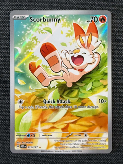 Pokemon TCG - Scorbunny 225/217 Illustration Rare - Ascended Heroes - NEAR MINT! - Image 1