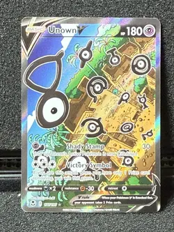 Pokemon - Unown V (Alternate Full Art) - 177/195 - SWSH12: Silver Tempest - Image 3