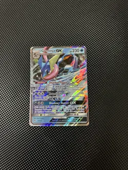 POKEMON GRENINJA GX FORBIDDEN LIGHT 24/131 HOLO GX RARE NM/M - Image 2