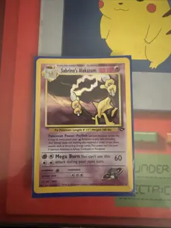 Sabrina's Alakazam 16/132 Holo Rare Gym Challenge Pokemon Card WOTC 2000 - Image 1