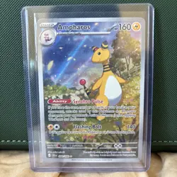 Ampharos 090/086 Illustration Rare IR Chaos Rising Pokemon TCG English Mint-NM - Image 1