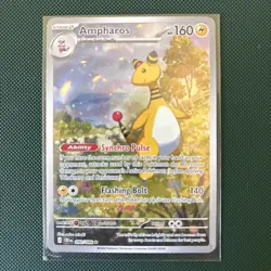 Ampharos 090/086 Illustration Rare IR Chaos Rising Pokemon TCG English Mint-NM - Image 2