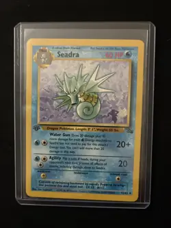 Seadra 42/62 Fossil 1st Edition Pokemon TCG - Image 1