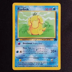 Psyduck 65/82 1st Edition Common Team Rocket Pokemon Lightly Played - Image 1