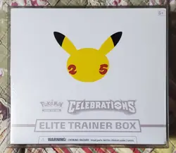 Pokemon TCG Celebrations Elite Trainer Box 25th Anniversary ETB Factory Sealed 820650809439 - Image 1