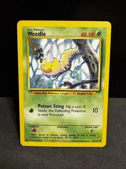 Pokemon TCG | Weedle - 69/102 | Base Set Regular | NM - Image 1