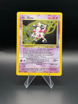 Pokemon TCG Mr. Mime #06/64 Jungle Unlimited Holo Rare, MP/HP - Image 1